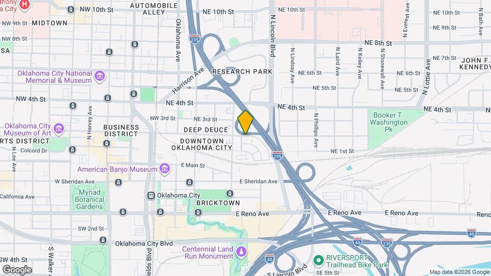 414 NE 2nd St Map and Location Details