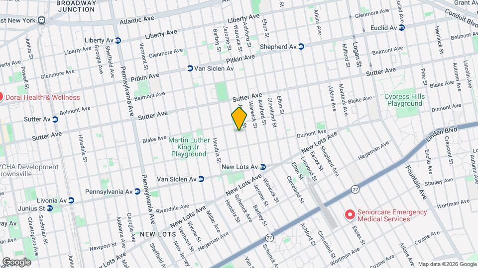 575 Barbey St Map and Location Details