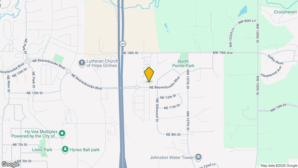 1408 NE Mockingbird Ln Map and Location Details