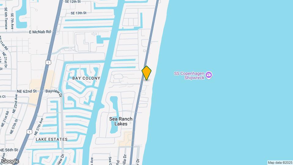 2000 S Ocean Blvd Map and Location Details