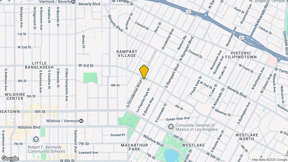 308 S Occidental Blvd Map and Location Details
