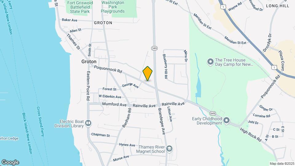 238 Poquonnock Rd Map and Location Details