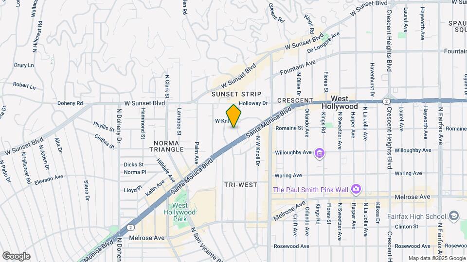 921 Westmount Dr Map and Location Details