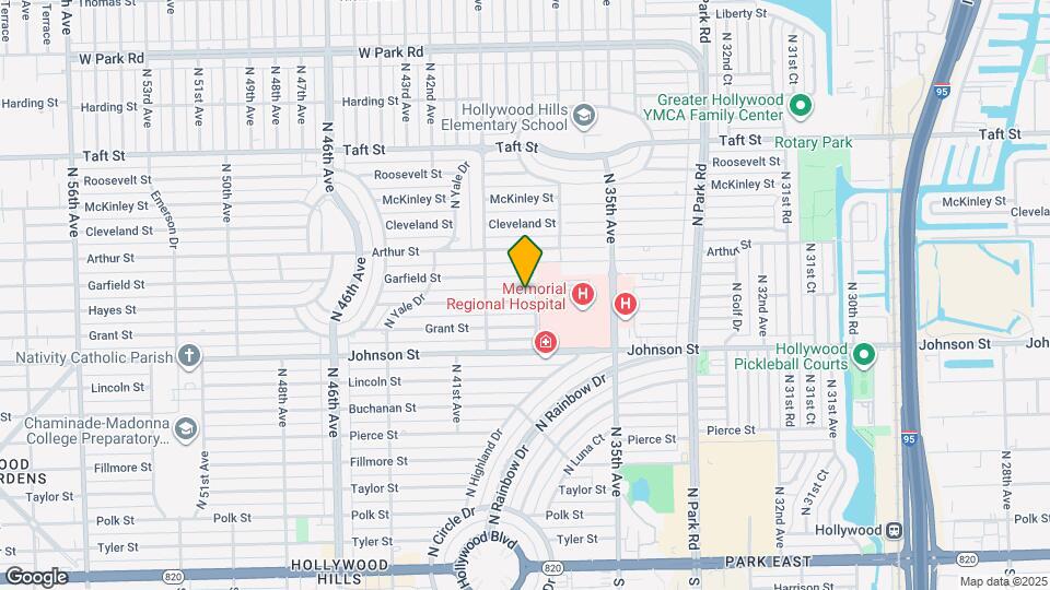 3807 Hayes St Map and Location Details