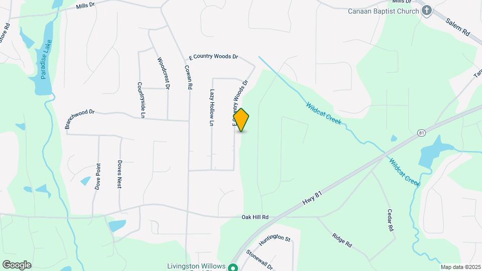 200 E Country Woods Dr Map and Location Details