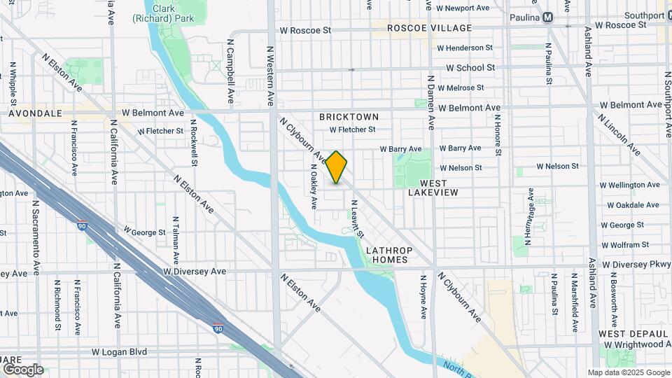 2222 W Wellington Ave Map and Location Details