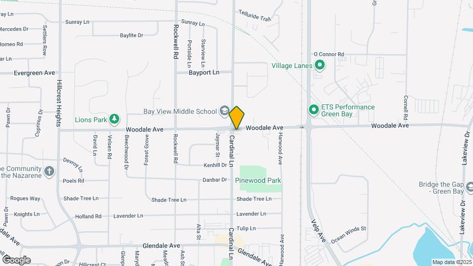 1150 Cardinal Ln Mapa y Detalles de la Ubicación