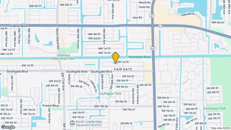 6327 SW 2nd St Map and Location Details