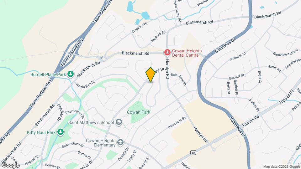 107 Greenspond Dr Map and Location Details