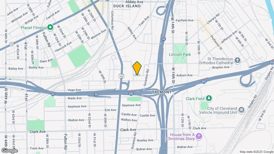 1807 Auburn Ave Map and Location Details