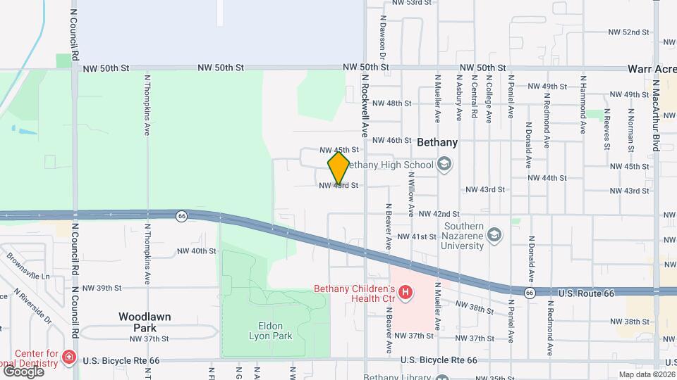 7118 NW 43rd St Map and Location Details