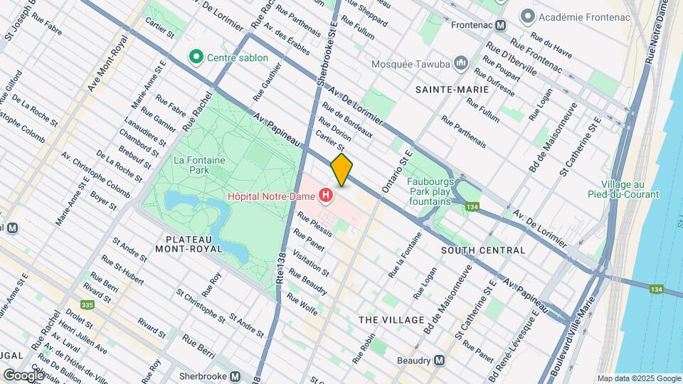 2155 De Champlain Rue Map and Location Details