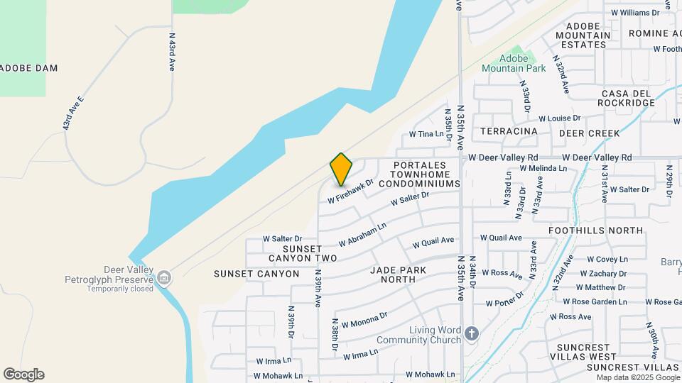 3732 W Firehawk Dr Map and Location Details
