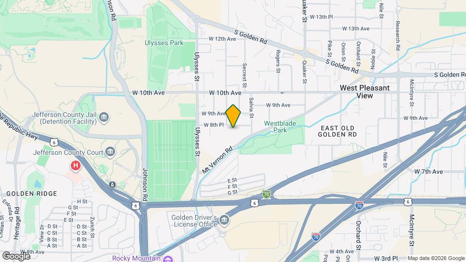 16950 W 8th Pl Map and Location Details