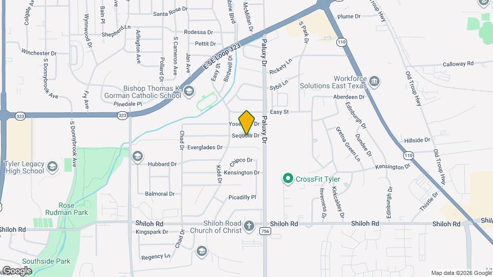 1723 Sequoia Dr Map and Location Details