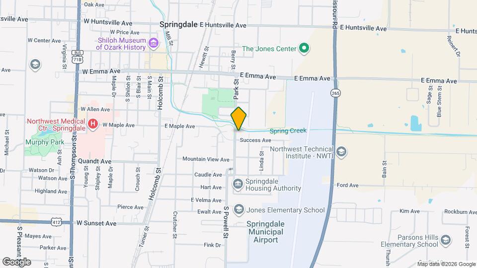 403 Park St Map and Location Details