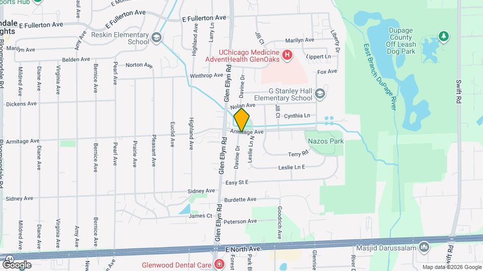 1397 Davine Dr Map and Location Details