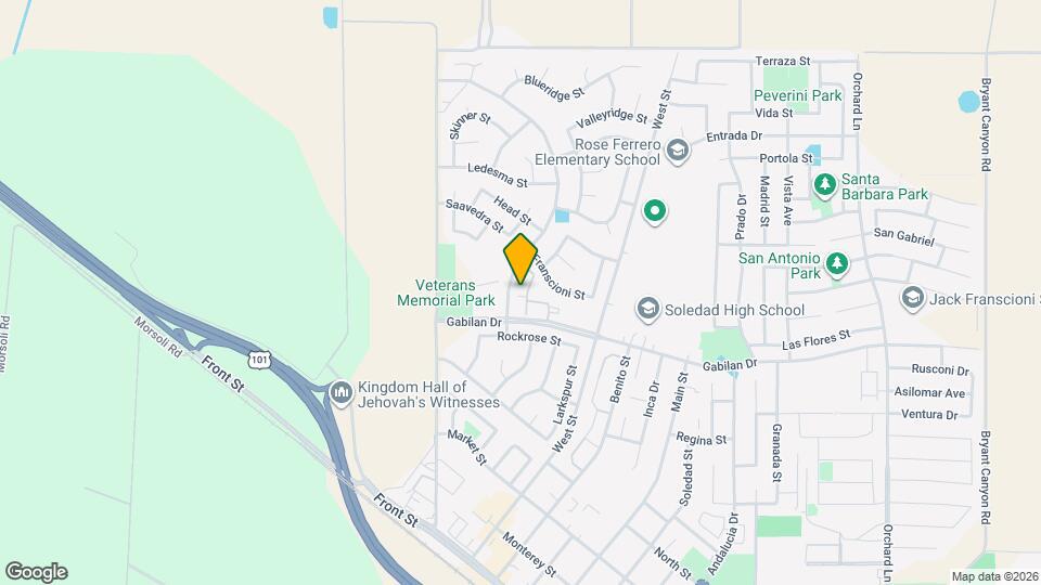 624 Gardenia Pl Map and Location Details