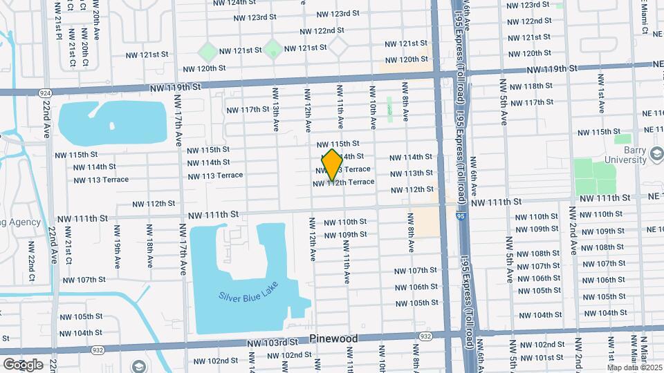 1124 NW 112th Terrace Map and Location Details