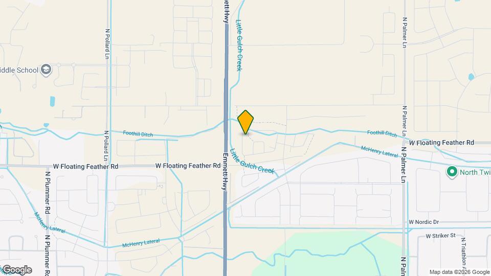 1820 N Big Star Ave Map and Location Details