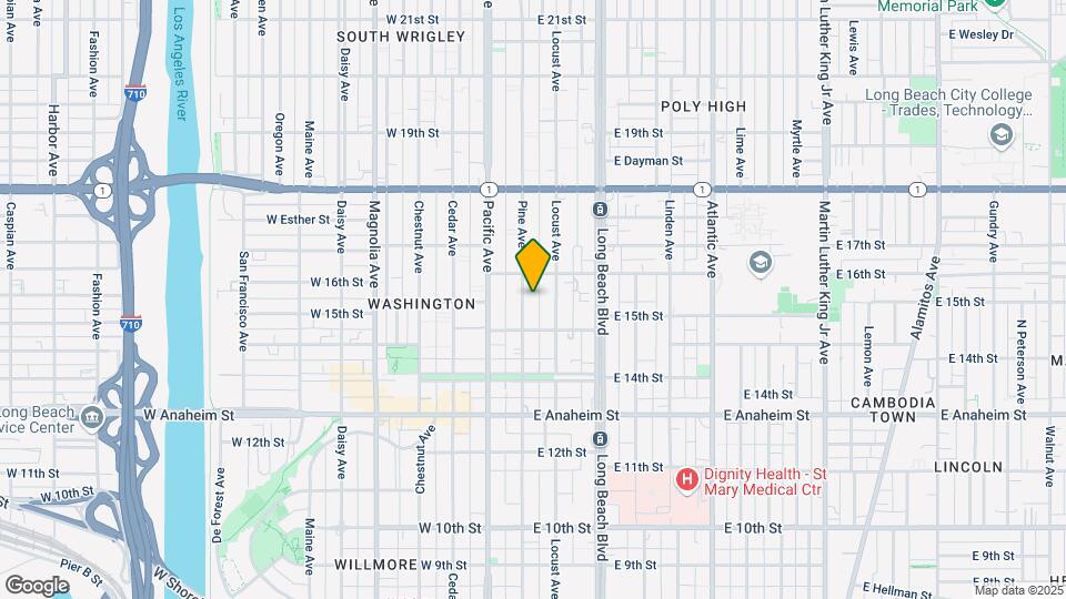 1554 Pine Ave Map and Location Details