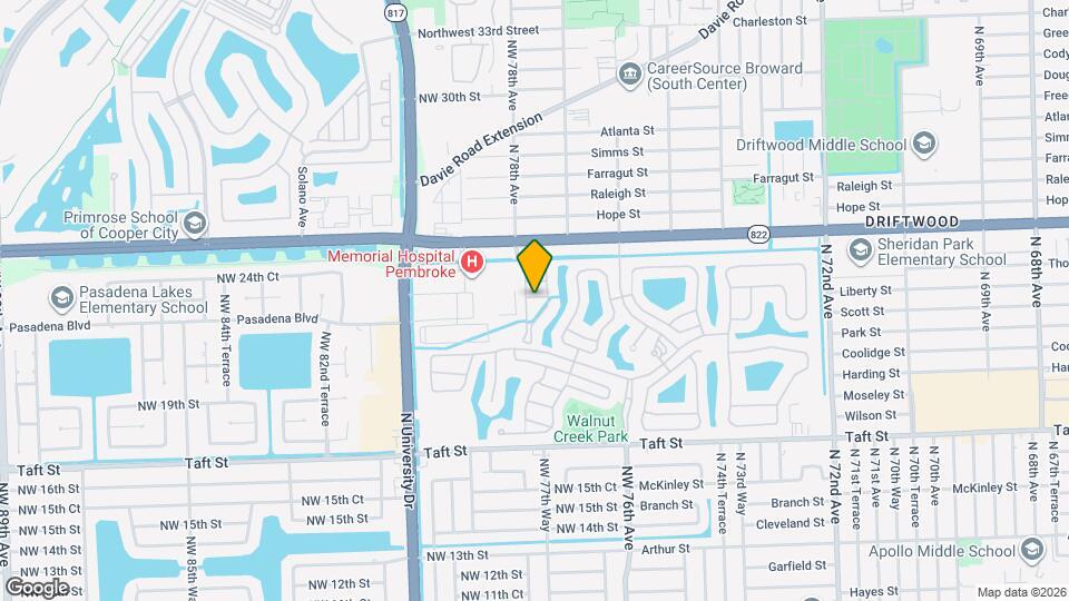 2250 NW 78th Ave Map and Location Details