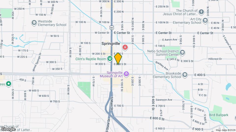 62 E 300 S Map and Location Details