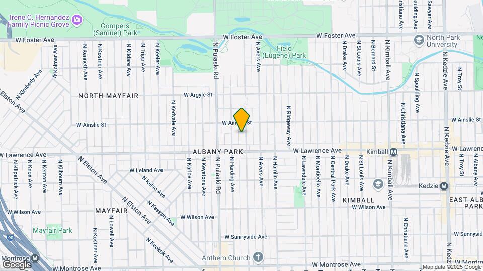 4834 N Springfield Ave Map and Location Details