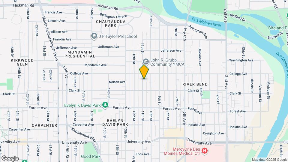 1529 11th St Map and Location Details