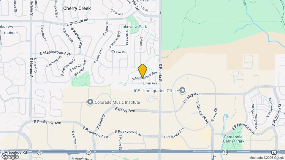 11864 E Maplewood Ave Map and Location Details