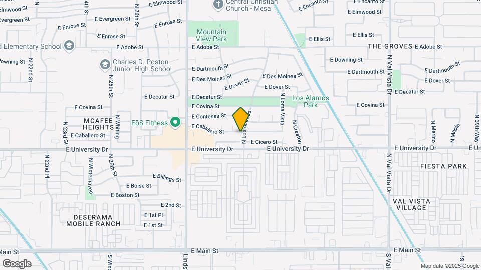 3009 E Caballero St Map and Location Details