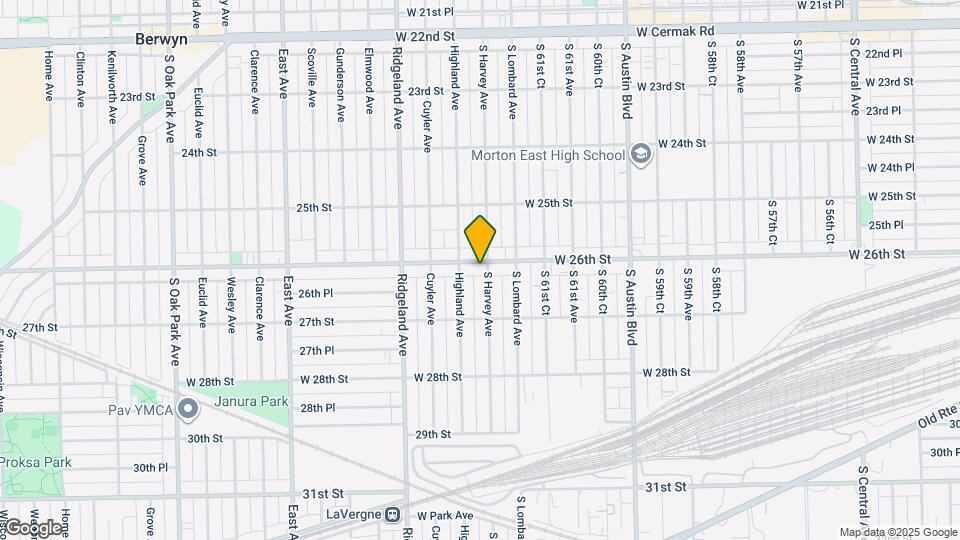6238 W 26th St Map and Location Details