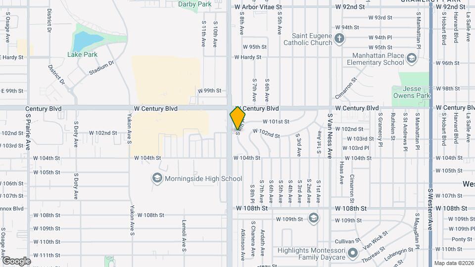 10227 1/2 S 8th Ave, Unit 10227 Mapa y Detalles de la Ubicación