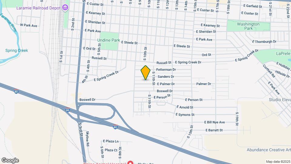 1021 Palmer Dr Map and Location Details