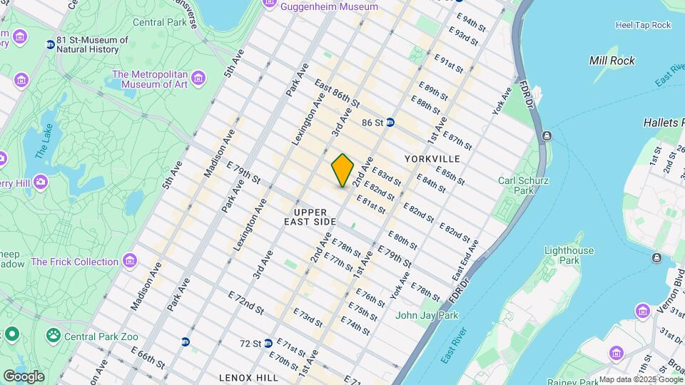 240 E 81st St Map and Location Details