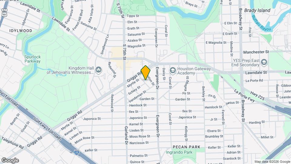 1023 Delmas St Map and Location Details