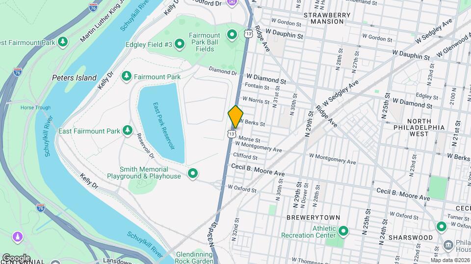 1823 N 33rd St Map and Location Details