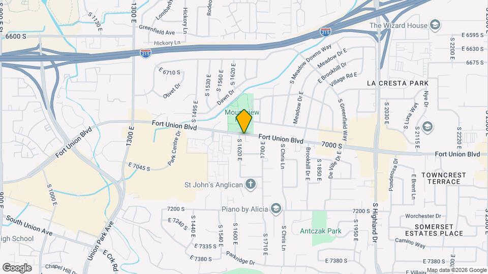 1715 East Fort Union Blvd Map and Location Details