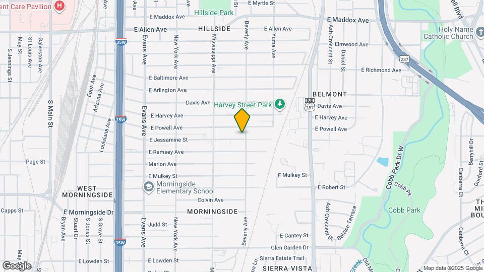 1253 E Jessamine St Map and Location Details