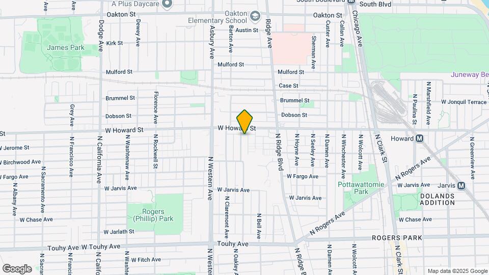 7549 N Oakley Ave Mapa y Detalles de la Ubicación