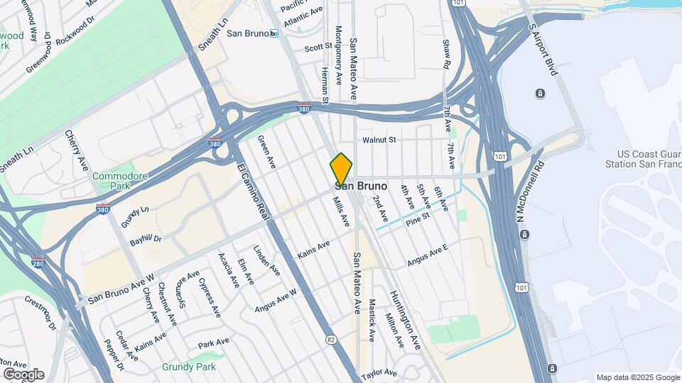 147 San Bruno Ave Map and Location Details
