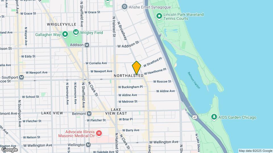 638 W Roscoe St, Unit 3N Map and Location Details
