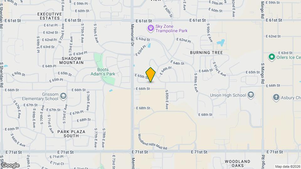 8304 E 65th Pl, Unit 1 Map and Location Details