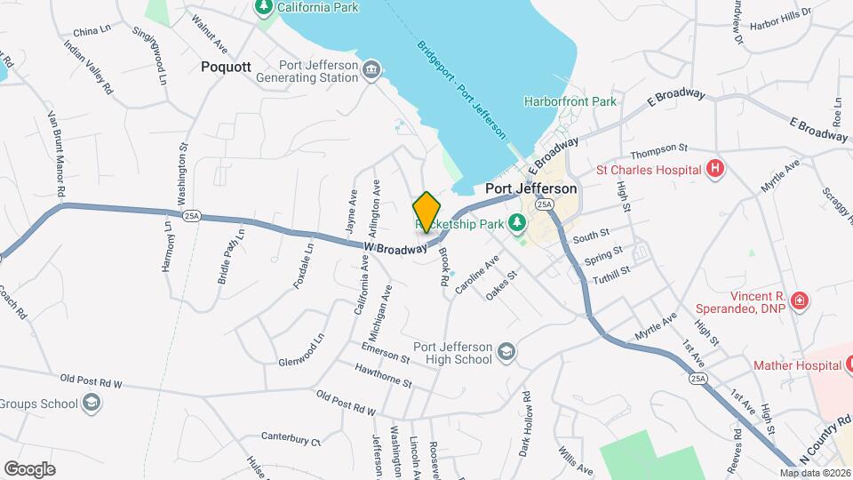 206 W Broadway Map and Location Details