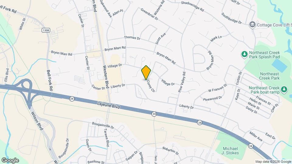 122 Corey Cir Map and Location Details