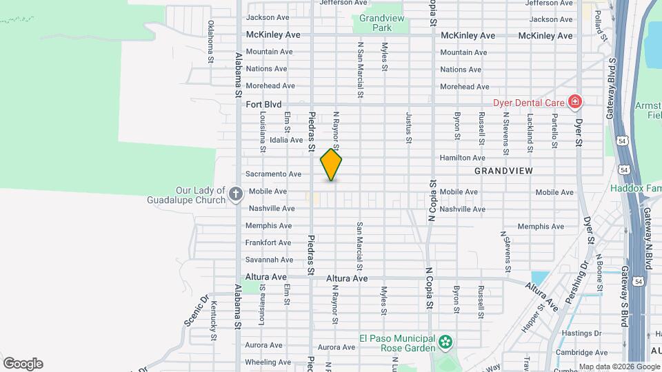 2929 Mobile Ave Map and Location Details