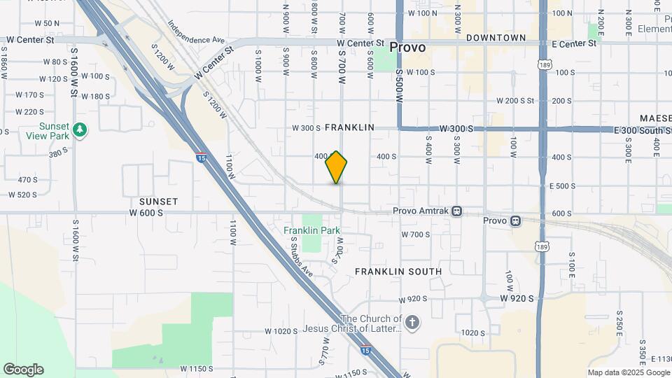 713 W 500 S Map and Location Details