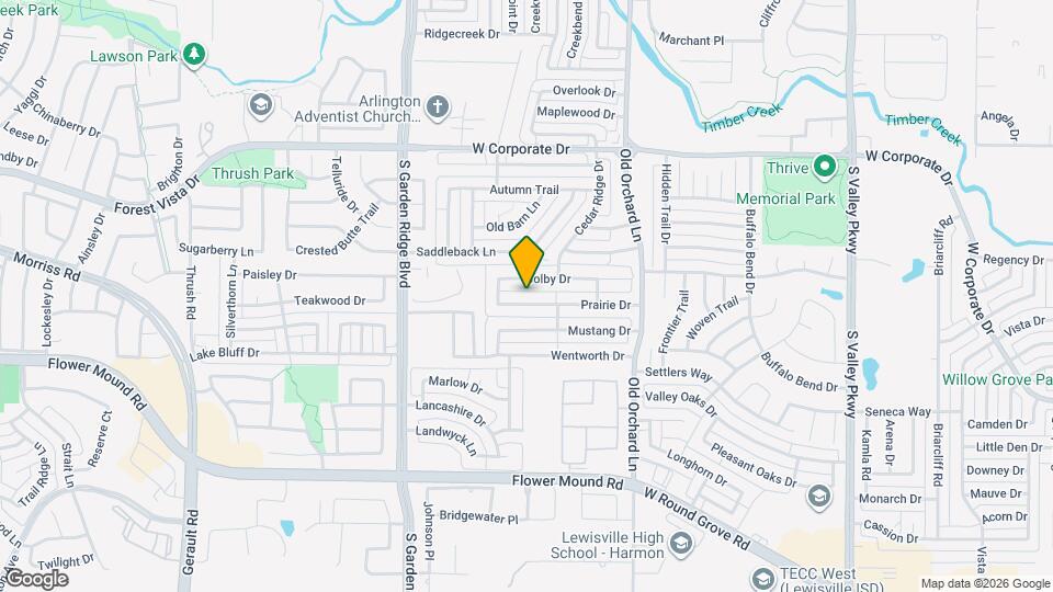 1377 Prairie Dr Map and Location Details