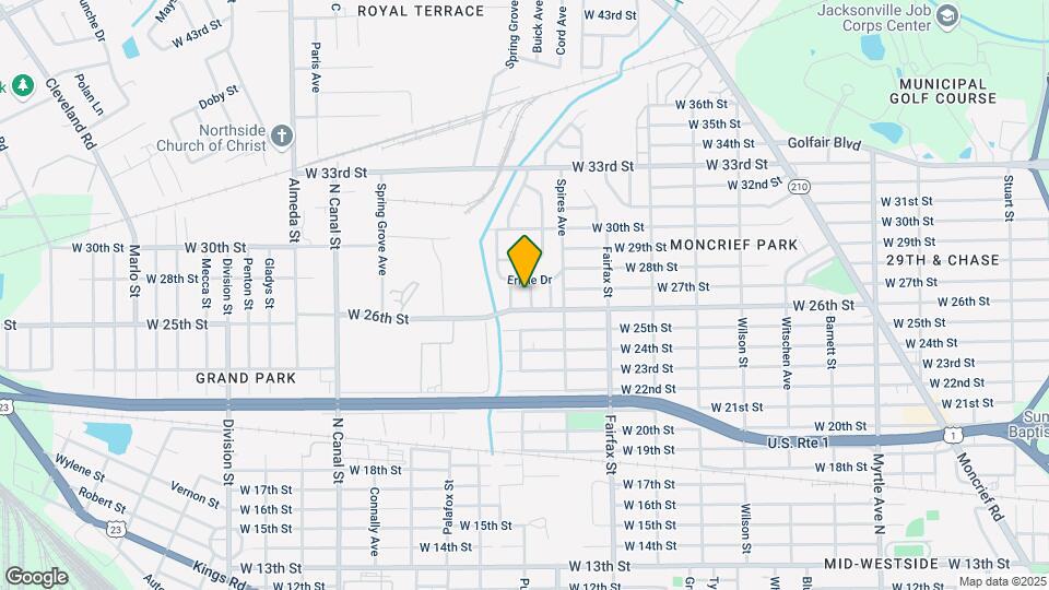 3620 Effee St Map and Location Details