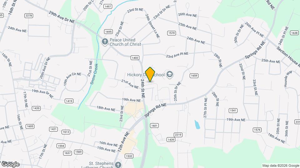 2110 24th St NE Map and Location Details